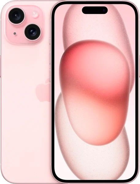 Apple Смартфон iPhone 15 128Gb 128 ГБ, розовый #1
