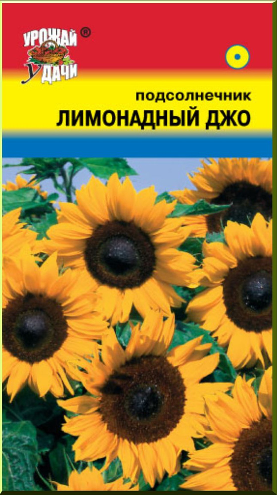 Подсолнечник декоративный (Гелиантус) ЛИМОНАДНЫЙ ДЖО (Семена УРОЖАЙ УДАЧИ, 0,5 г семян в упаковке)  #1