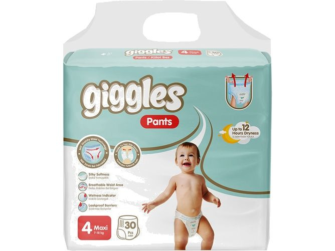 Подгузники-трусики Giggles PREMIUM PANTS BABY MAXI 7-18кг #1