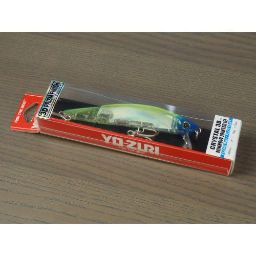 воблер для рыбалки Yo-Zuri Crystal 3D Minnow Jointed 10см 15гр F1096 C58 #1