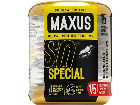 Презервативы точечно-ребристые MAXUS Special #1