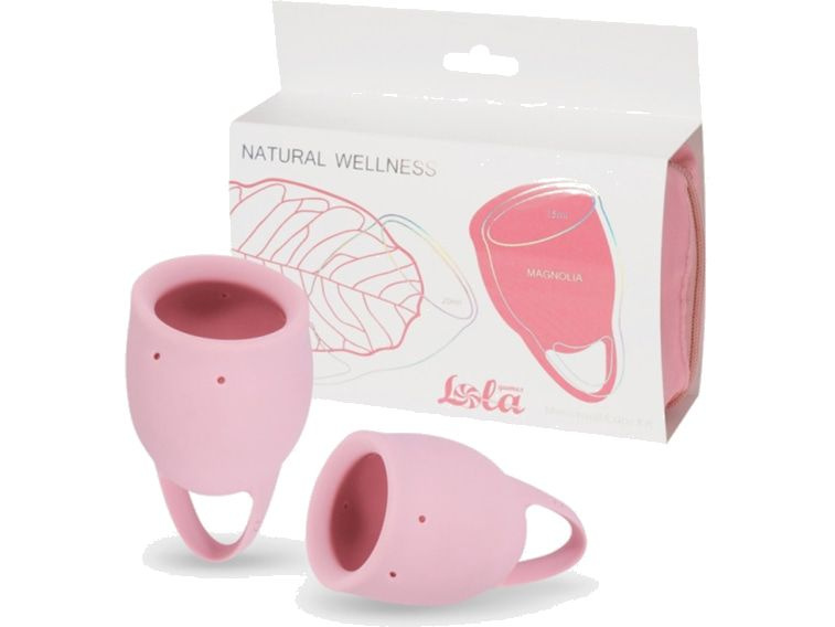 Набор менструальных чаш Lola Games Natural Wellness Magnolia light pink #1