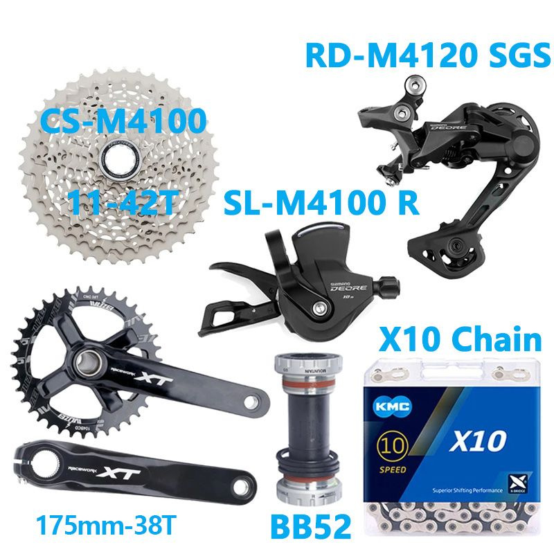 Комплект заднего переключателя SHIMANO Deore SLX M4100 10S11V кассета ...