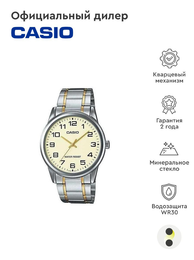 Мужские часы Casio Collection MTP-V001SG-9B #1