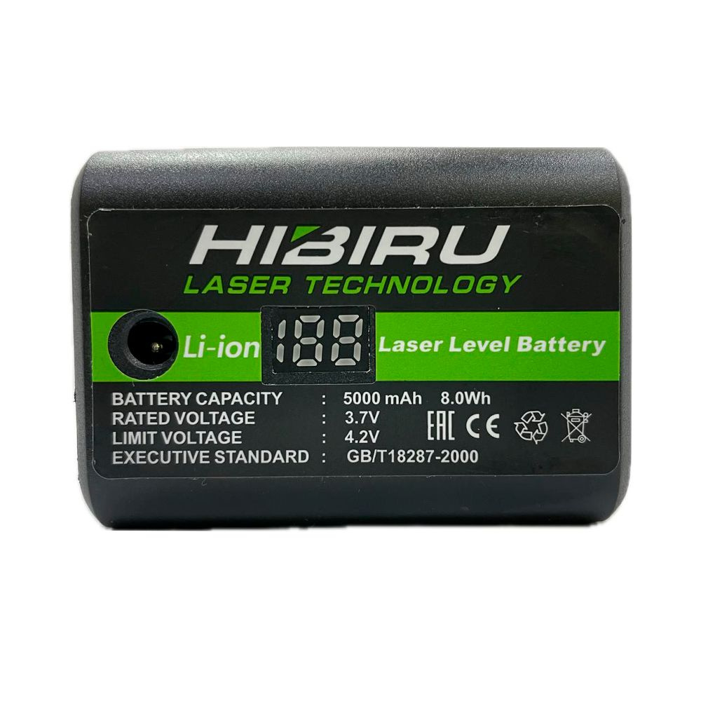 Аккумуляторная батарея для лазерного уровня/нивелира HIBIRU 5000mah 1шт с индикацией заряда  #1