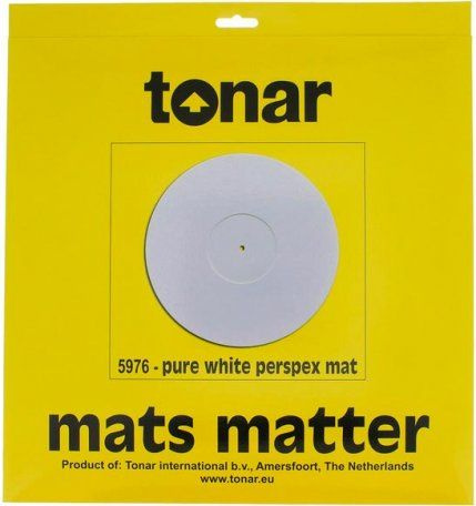 Коврик для диска Tonar 5976 Pure White Perspex Mat #1