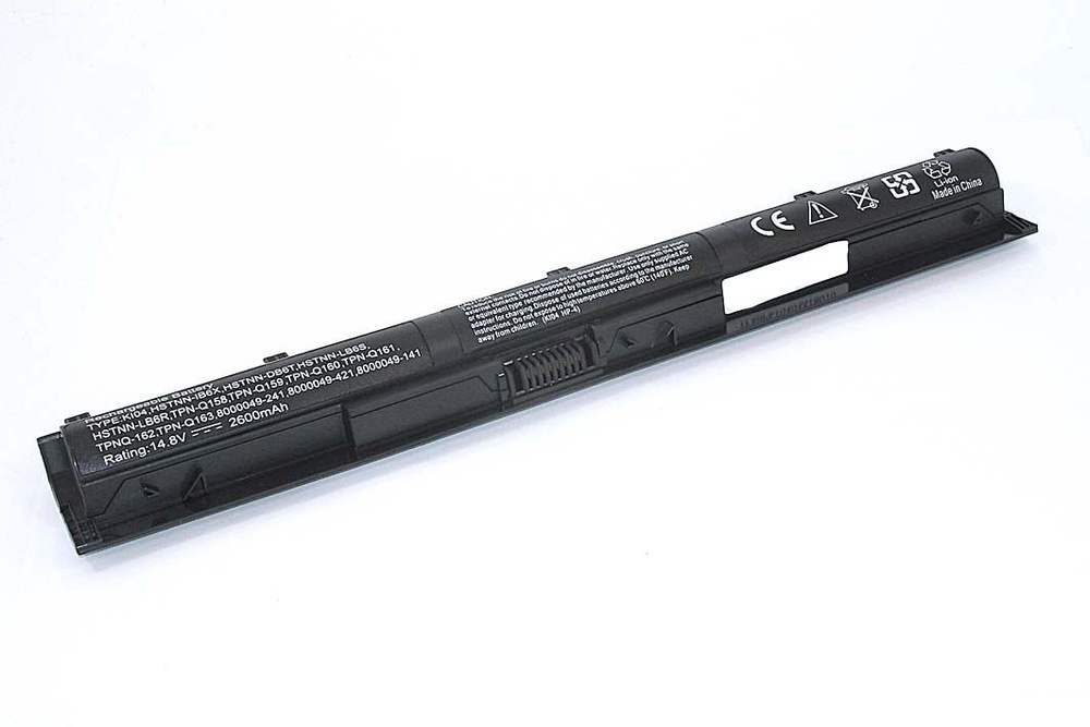 Аккумуляторная батарея для ноутбука HP Pavilion 14/15/17 (KI04) 14.8V 2200mAh черная  #1
