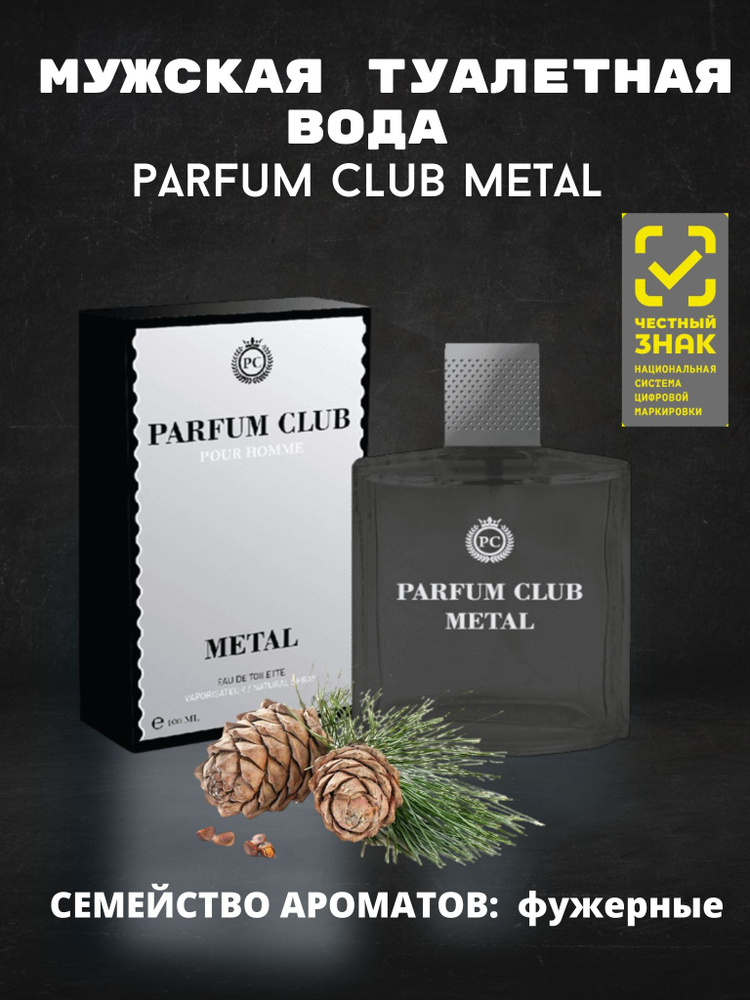 Туалетная вода Parfum Club Metal 100мл #1