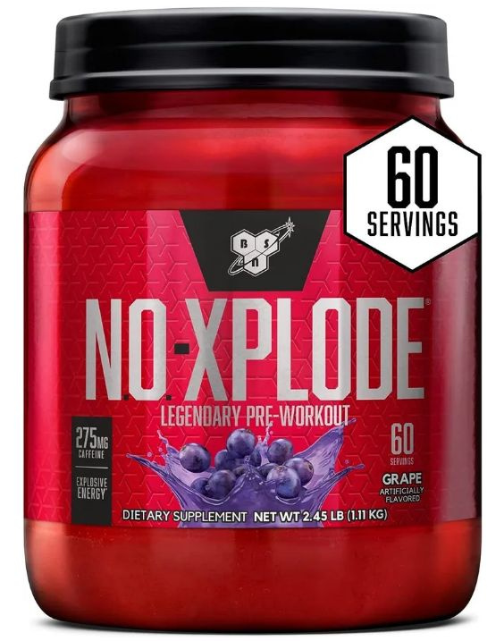 No-Xplode 3.3 BSN (1110 гр, 60 порций) Виноград #1