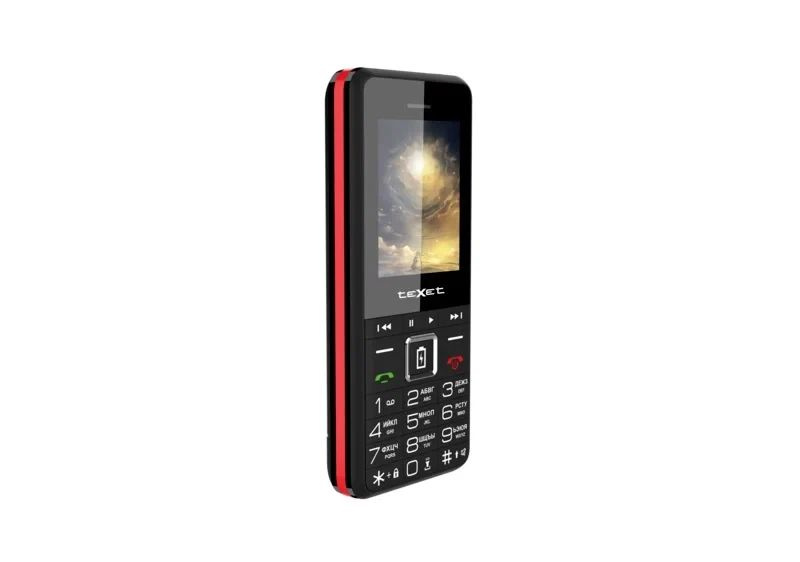 Телефон мобильный TEXET TM-D215 черный-красный (127207) #1