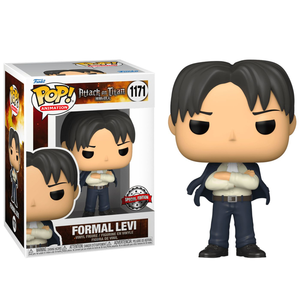 Фигурка Funko Pop! Formal Levi (Фанко Поп Леви Аккерман из аниме Атака  Титанов) - купить с доставкой по выгодным ценам в интернет-магазине OZON  (1354639805)