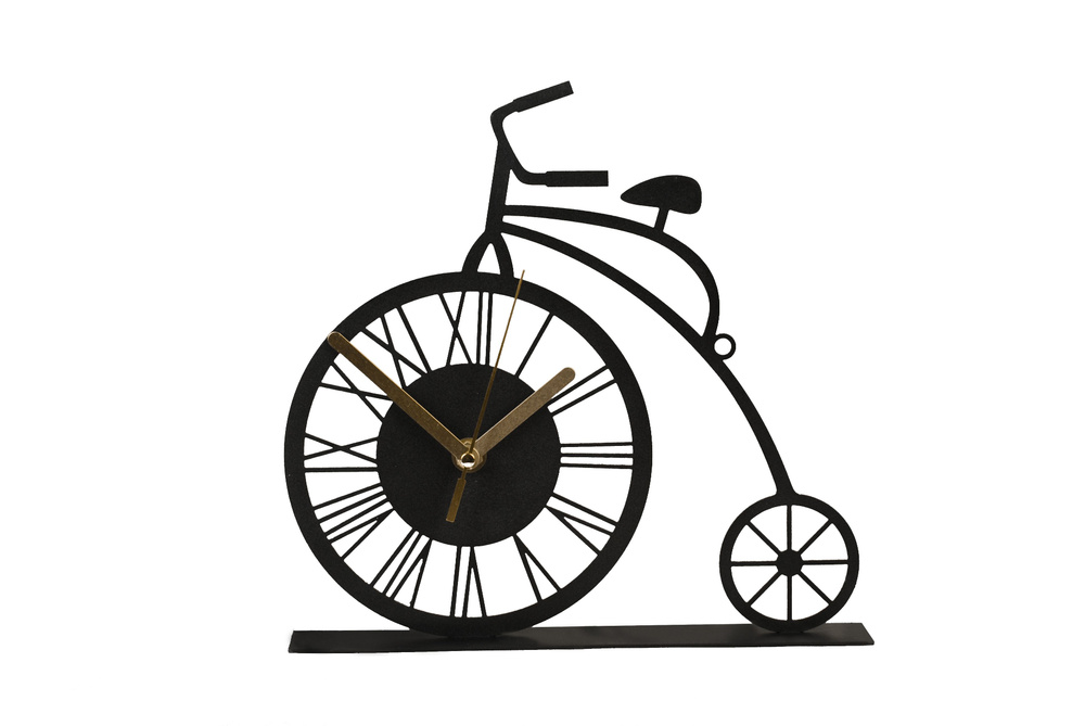 Часы "Черный велосипед" #1