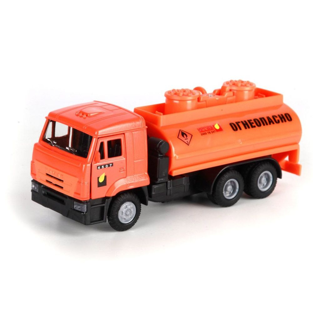 Металлическая инерционная машинка Камаз Бензовоз Технопарк CT12-457-5WB ...