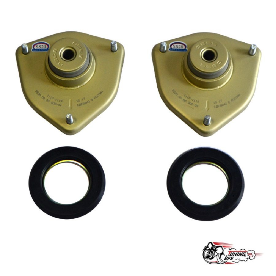 Опоры передних стоек GOLD смещение +6мм (подшипник SS20) ЛАДА Калина ...