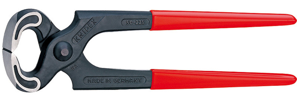 Кусачки торцевые плотницкие, 225 мм, фосфатированные, обливные ручки KN-5001225  #1