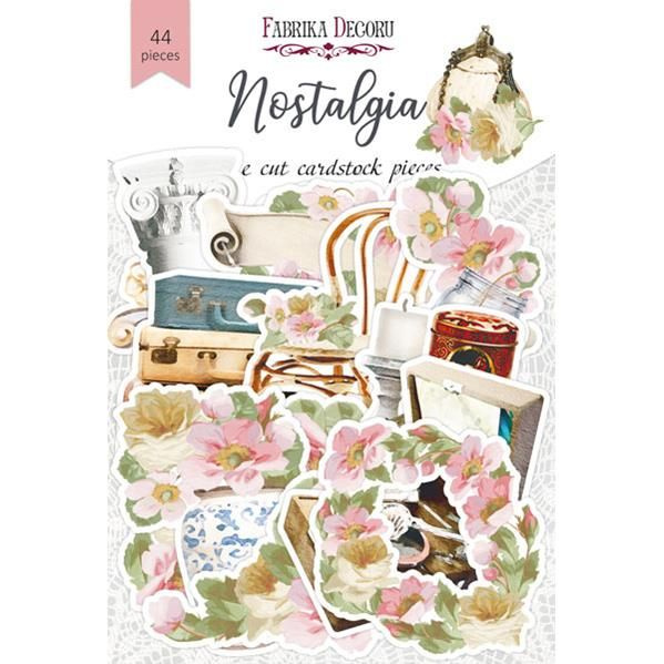 Высечки для скрапбукинга Fabrika Decoru "Nostalgia" 44 шт FDSDC-04099 #1