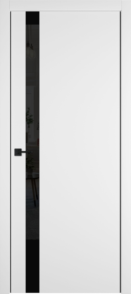Владимирская Фабрика Дверей Дверь межкомнатная Emalex ice, МДФ, 900x2000, Со стеклом  #1