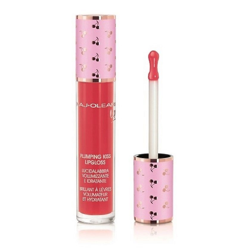 NAJ OLEARI Блеск для губ, придающий объем Raspberry Red (Plumping Kiss Lip Gloss) 6 мл  #1