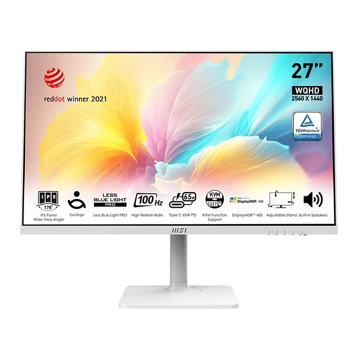 MSI 27" Монитор 9S6-3PB19H-225, белый #1