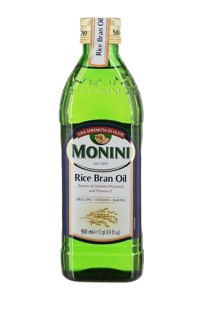 Масло рисовое Monini Rice bran oil 500 мл - купить с доставкой по ...