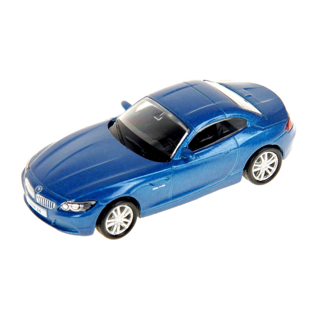 Машина металлическая BMW Z4, 1:64, цвет синий #1