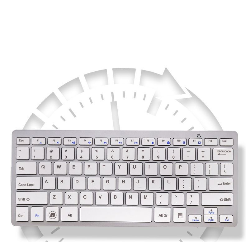 Клавиатура для компьютера беспроводная RUS / Bluetooth мини клавиатура для телефона, планшета, компьютера #1