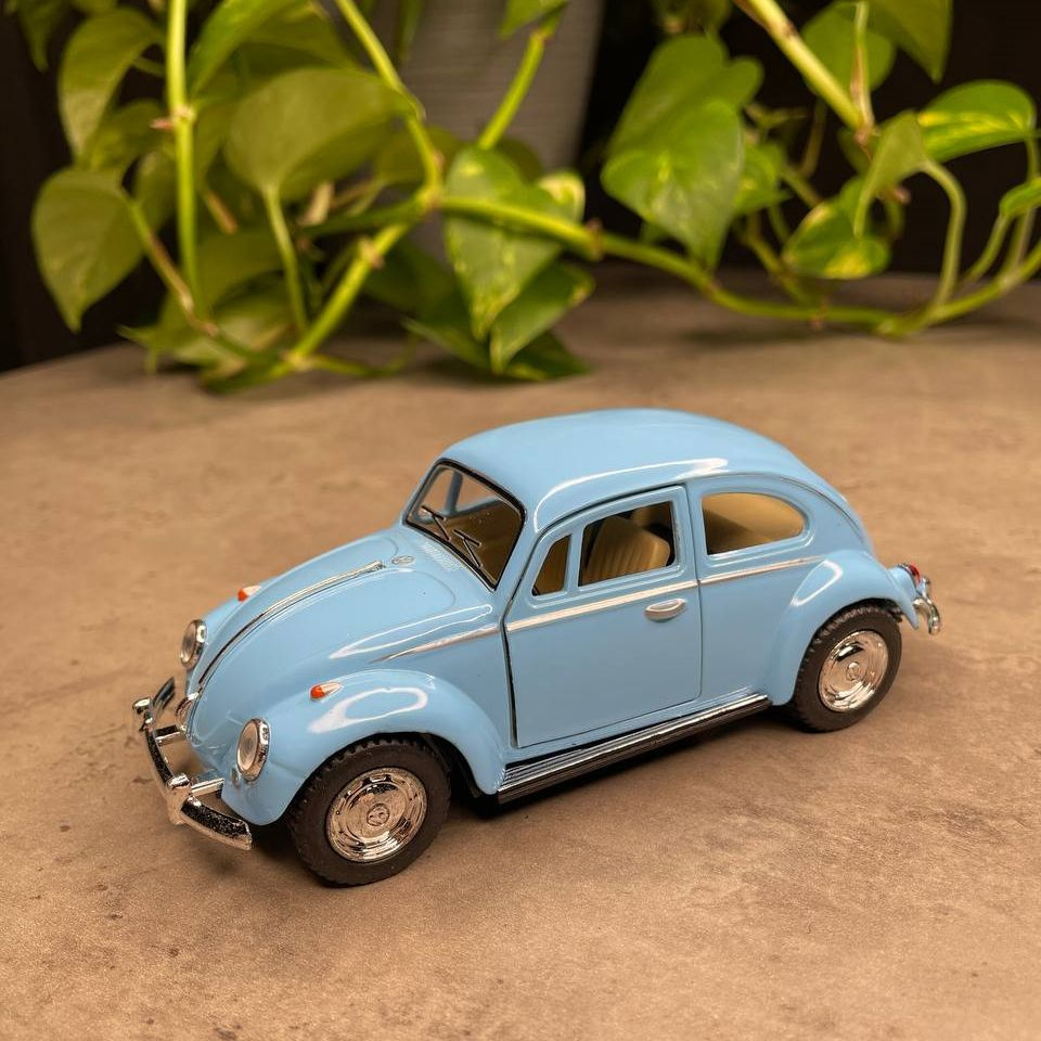 Машинка металлическая Volkswagen Classical Beetle 1967 Фольксваген Жук Kinsmart 1:32 5375DKT инерционная, #1