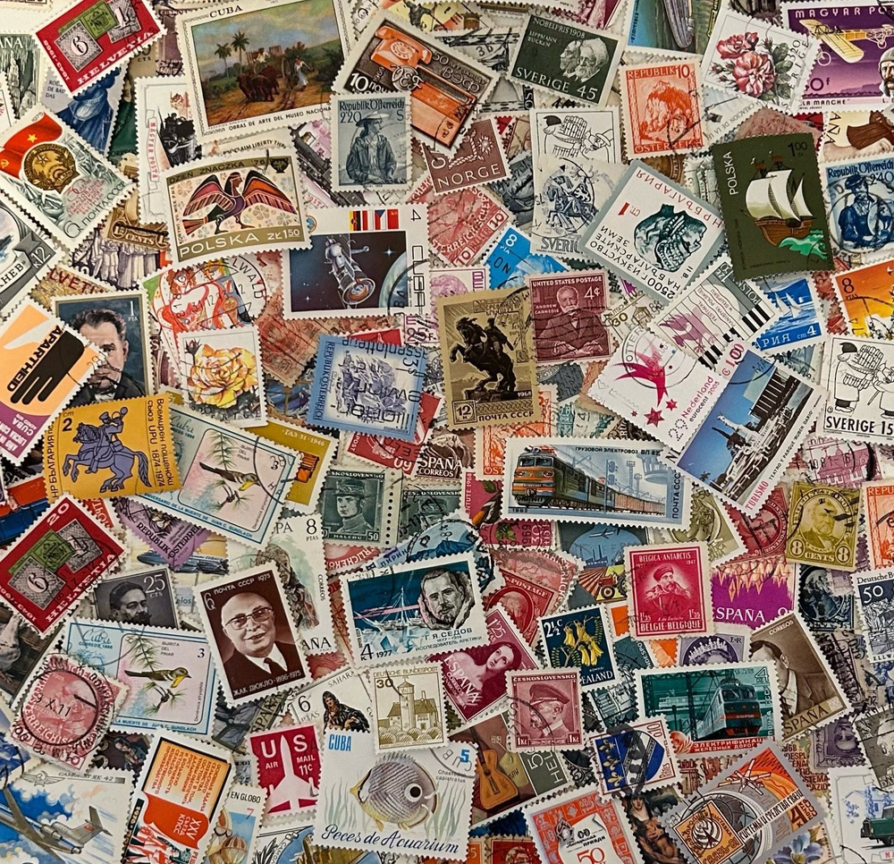 Набор почтовых марок со всего мира, 100 штук #1