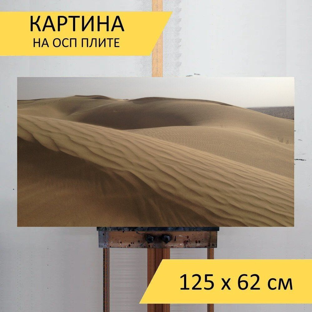 LotsPrints Картина "Пустыня, индия, природа небо 30", 125  х 62 см #1
