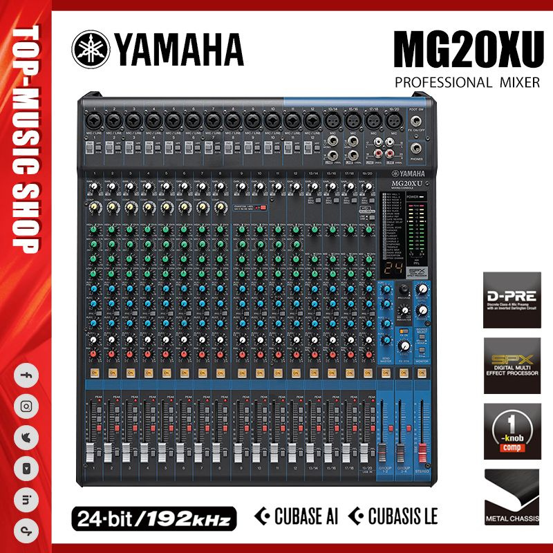 Музыкальный микшер Yamaha MG20XU #1