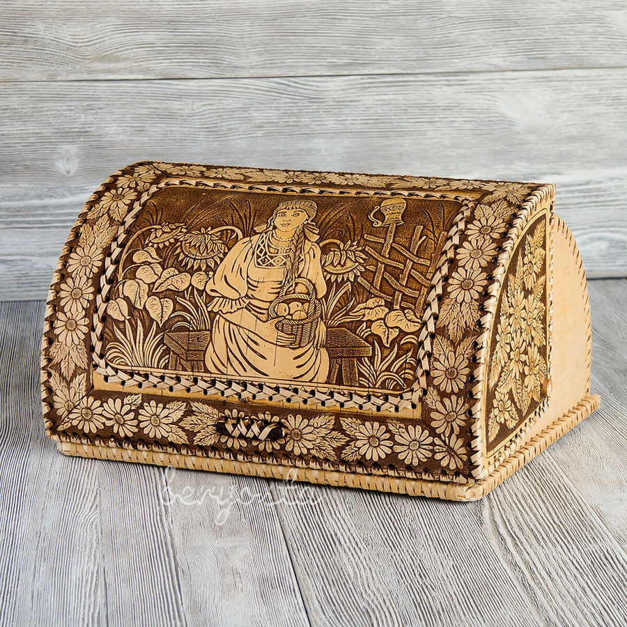 Хлебница, металл, эмаль, СССР, 1950-1980 гг. стоимостью 1200 руб.