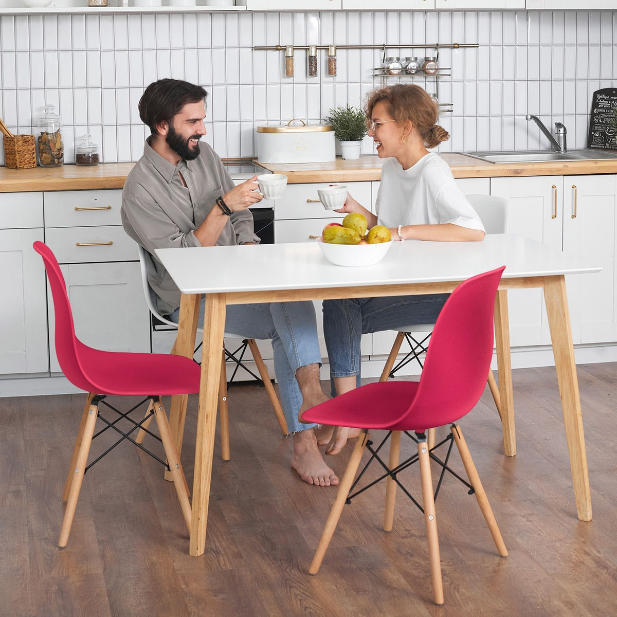 BYROOM Home FIKA кухонных стулья маджента