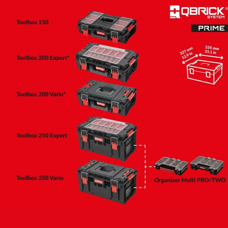 ящик для инструментов строительные Qbrick System