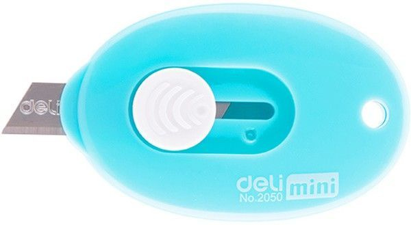 Нож канцелярский Deli E2050 mini сталь блистер цвет ассорти