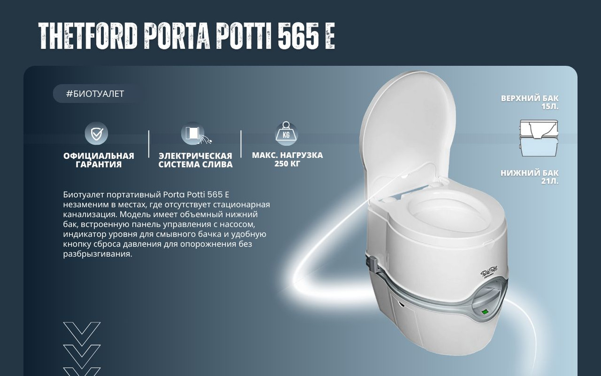 Биотуалет Porta Potti 565 E