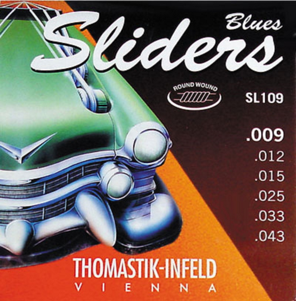 Комплект струн для электрогитары Thomastik Sliders SL109 #1