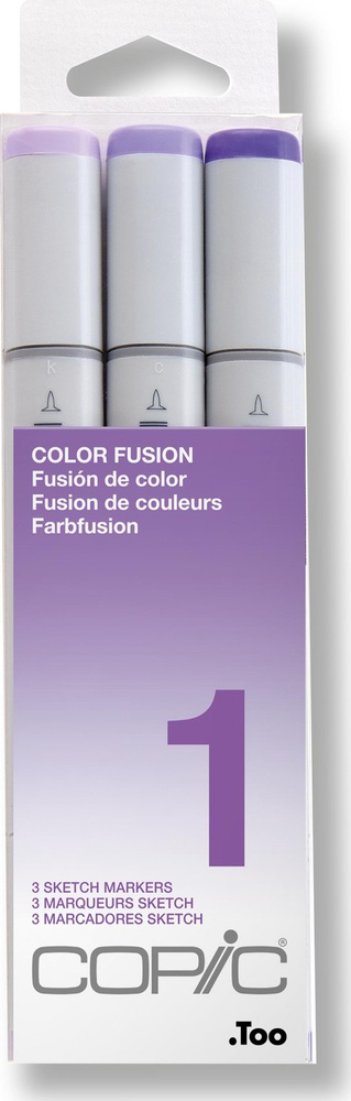 Набор маркеров Copic Sketch 'Color Fusion 1' 3 штуки в пластиковой упаковке  #1