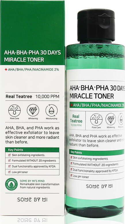 Some By Mi Тонер с 3 видами кислот и ниацинамидом - AHA-BHA-PHA 30days miracle toner, 150мл  #1