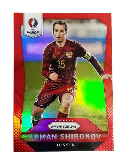 Panini Prizm UEFA Euro 2016 Red Prizms - карточка #171 Роман Широков #1