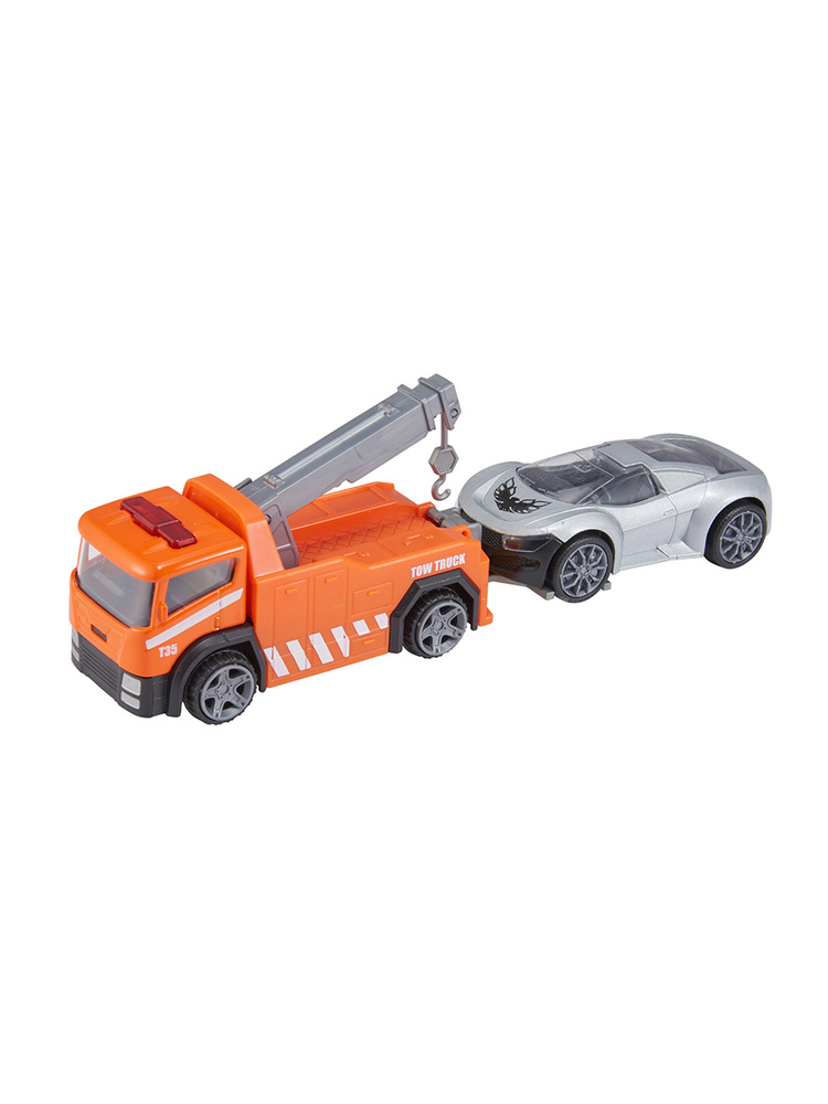 Эвакуатор с машинкой (оранжевый) Teamsterz, 1373872 #1