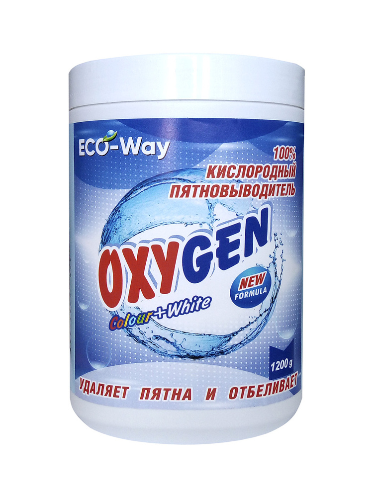 Кислородный отбеливатель- пятновыводитель ECO-Way OXYGEN (1200 гр.)  #1