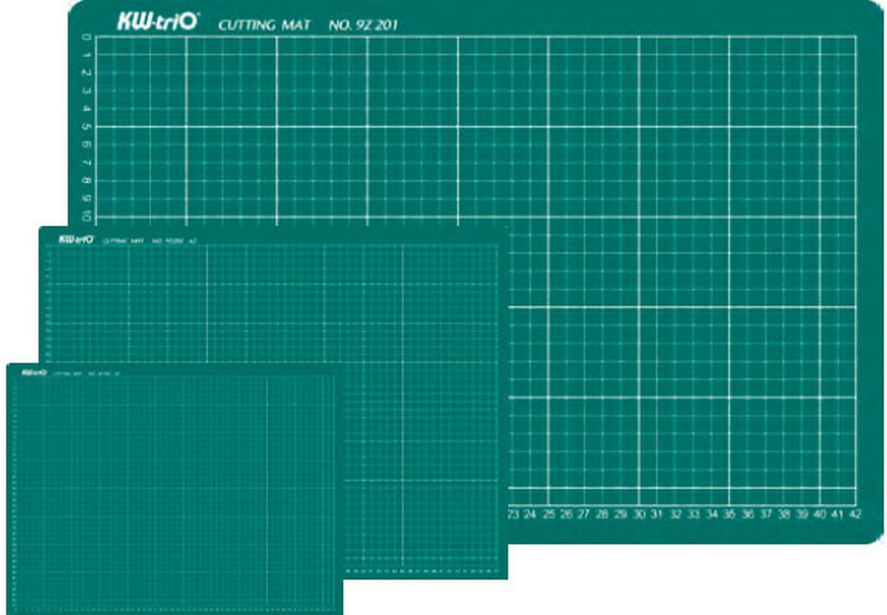 Подкладка для резки Kw-Trio 9Z206 A5 225x150мм зеленый #1