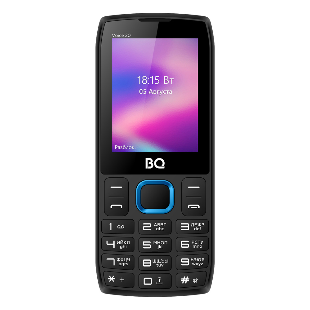 BQ Мобильный телефон 2400L Voice 20, черный, синий #1