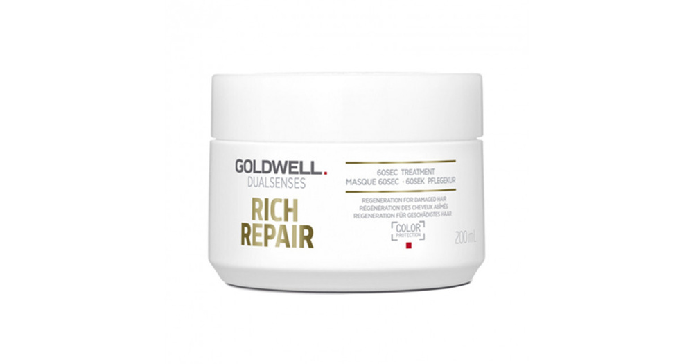 Goldwell Dualsenses Rich Repair Treatment 60 Sec Восстанавливающий уход для поврежденных волос  #1
