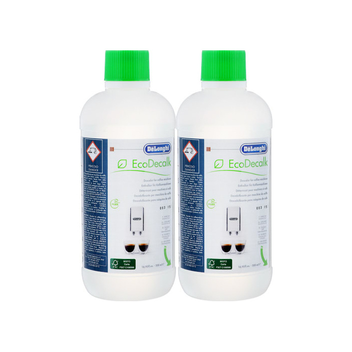 Моющее средство De'Longhi Eco Decalk от накипи, 500 мл, комплект: 2 упаковки  #1