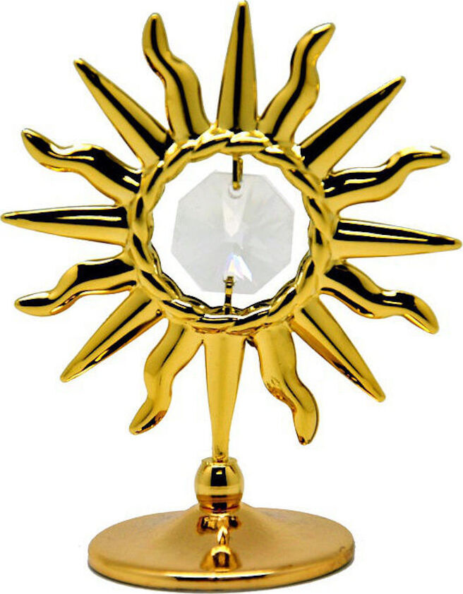 Фигурка сувенирная CRYSTOCRAFT с кристаллами Swarovski, Солнце 83-001-GCL  #1