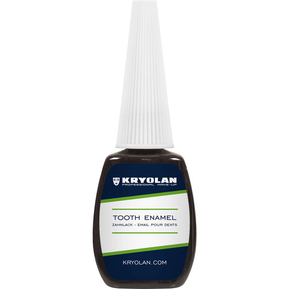 KRYOLAN Эмаль зубная цветная/Tooth Enamel 12 мл. Цв: Black #1