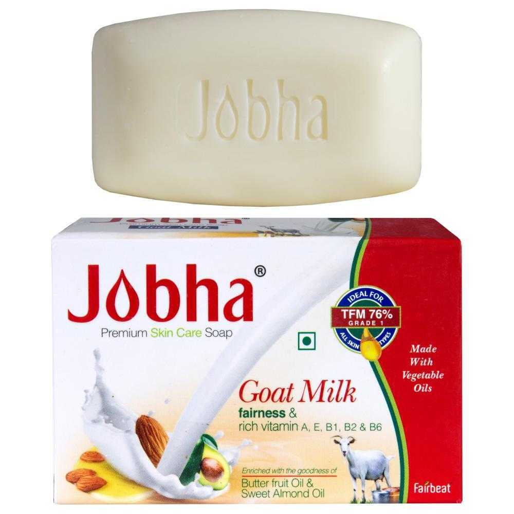 Мыло Джобха Козье молоко (Goat Milk Jobha Soap), 125 гр Натуральное мыло Премиум TFM 76%  #1