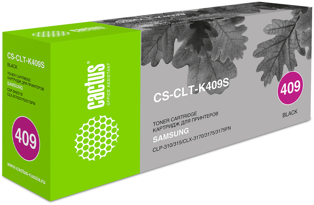 Cactus CS-CLT-K409S лазерный картридж для Samsung, черный совместимый 1 шт  #1