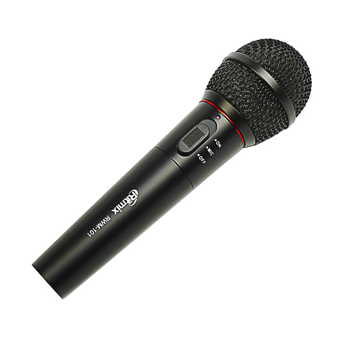 Микрофон Ritmix RWM-101, 100-10000 Гц, штекер 6.3 мм, чёрный #1